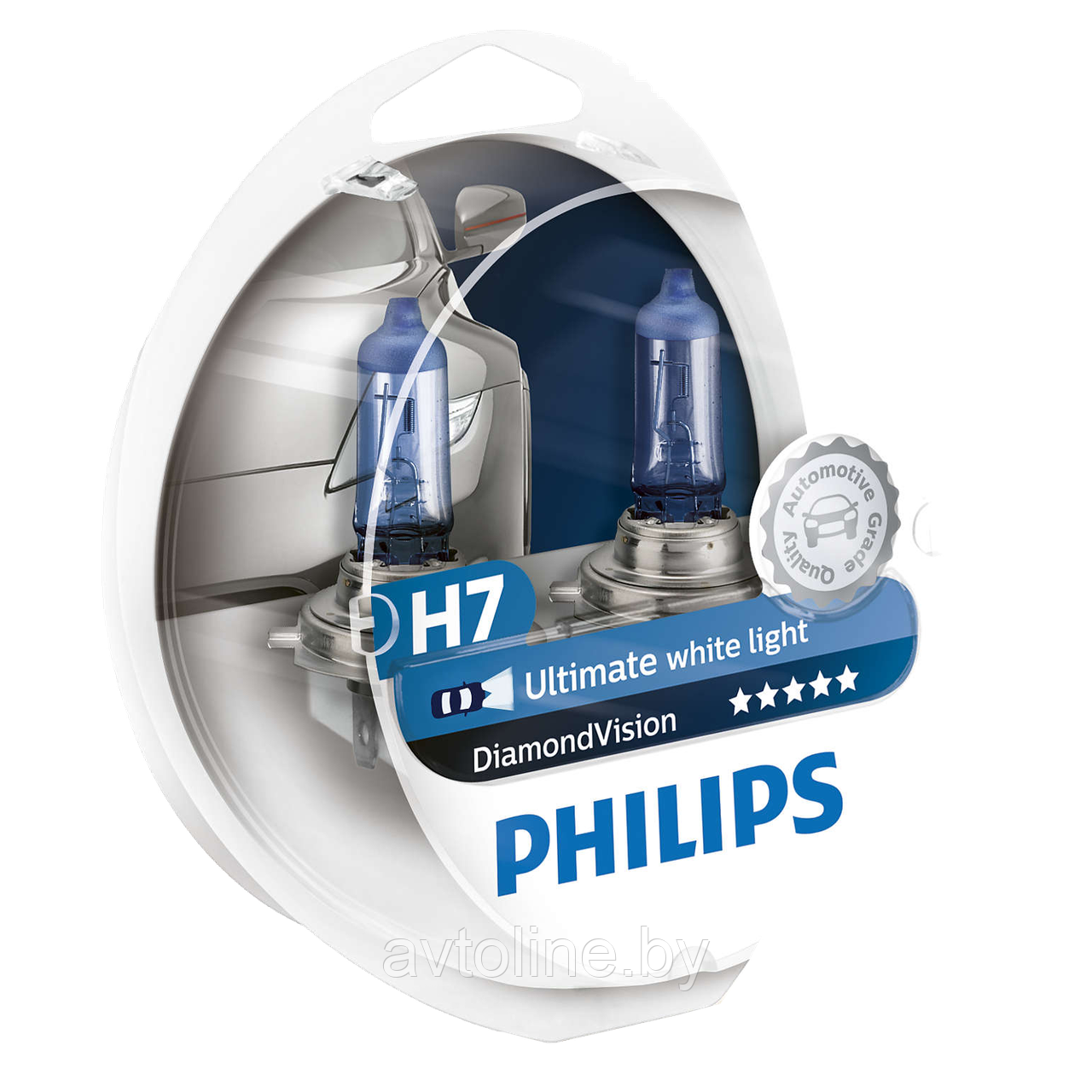 Автомобильная лампа H7 Philips Diamond Vision 12972DVS2, фото 1