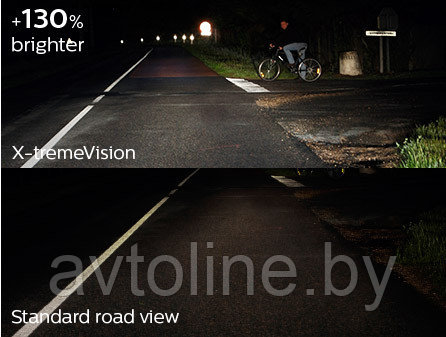 Автомобильная лампа H4 Philips X-treme Vision +130% 12342XV+S2 (комплект 2 шт) - фото 3 - id-p76869486