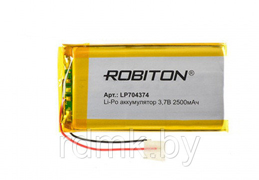 Li-po аккумулятор LP724373 3,7v 2500 mAh - фото 1 - id-p76934419