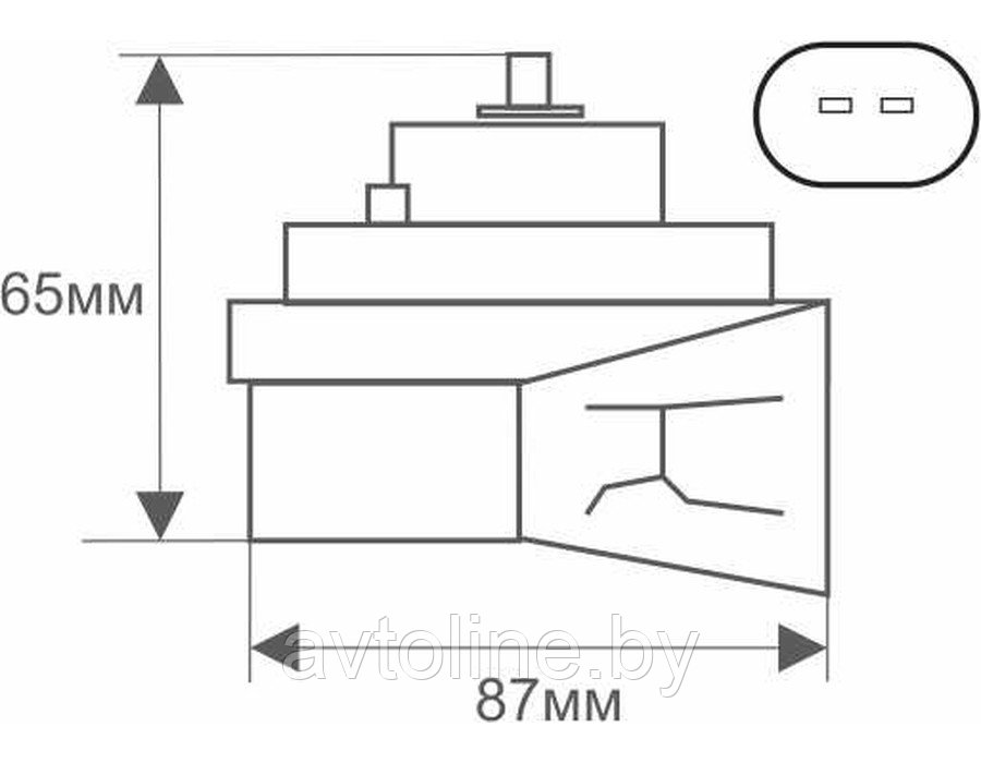 Звуковой сигнал SVS для VAG тип-1 0450010000 - фото 4 - id-p76869692