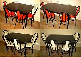 Стол кухонный обеденный раздвижной со скосом цвета Венге. Любого размера. Доставка по Беларуси