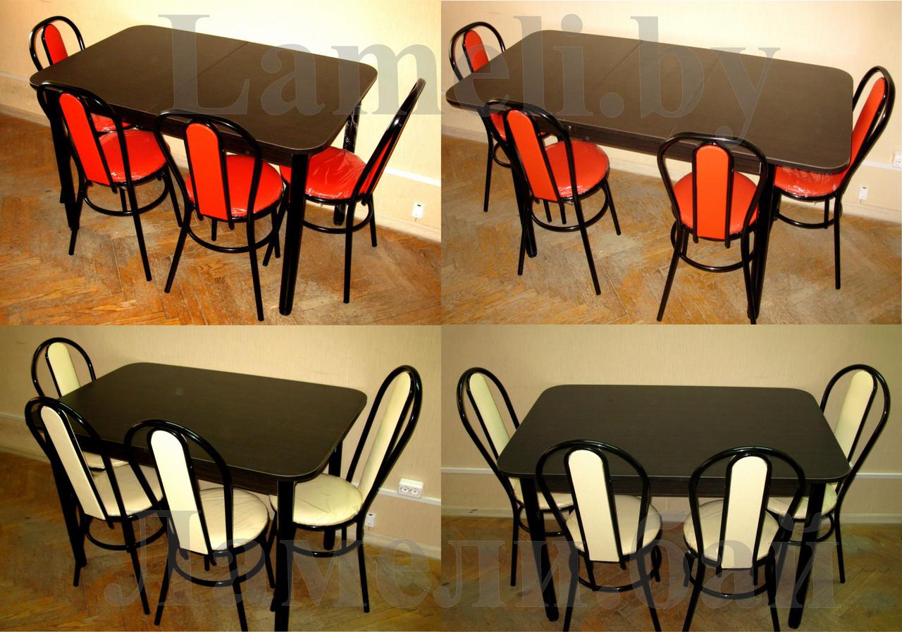 Стол кухонный обеденный раздвижной со скосом цвета Венге. Любого размера. Доставка по Беларуси, фото 1