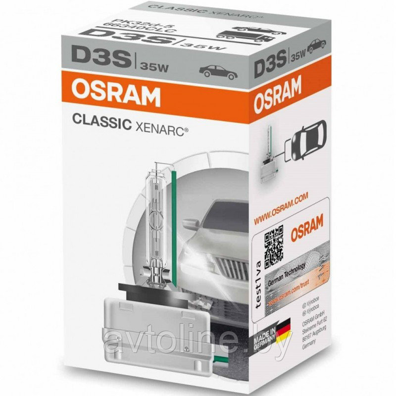 Лампа ксеноновая D3S Osram Xenarc Classic 66340CLC