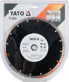 Круг алмазный 230*22,2мм сегмент"Yato" YT-6005, фото 2