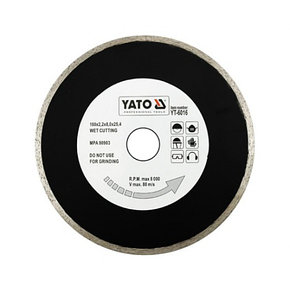 Круг алмазный 200x25,4мм (сплошной) "Yato" YT-6017, фото 2