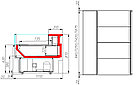Холодильная витрина Сarboma Bavaria 2 GC110 SM 1,25-2 (с боковинами и стеклом) СТАНДАРТ открытая +2...+6, фото 3