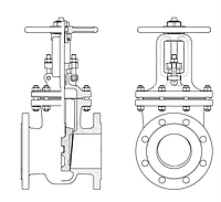 Задвижки стальные клиновые DN 50-400 PN 1,6 МПа 30с41нж