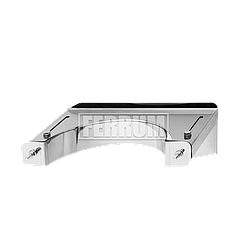 Кронштейн раздвижной Ferrum для стального дымохода 1,0 мм (d 110 - 280 мм)
