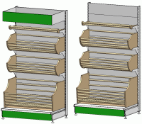 Стеллаж хлебный, серии «Купец»