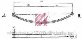 Рессора передняя 2-ух листовая Мерседес Атего 915-924