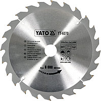 Пила диск.по дереву                   250*24*30"Yato" YT-6070