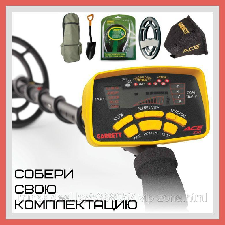 Металлоискатель Garrett Ace 250 + Рюкзак для МД