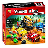 Конструктор Bela 10687 Young Kids Гонка "Сумасшедшая восьмерка" аналог Lego Juniors 10744) 191 деталь