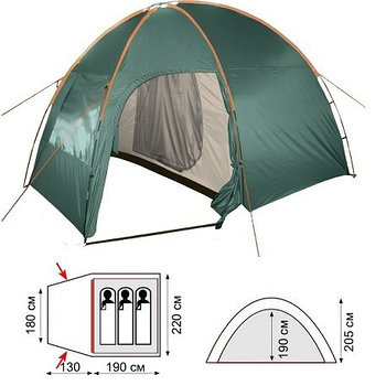 Туристическая палатка Totem Apache 3 (v2)