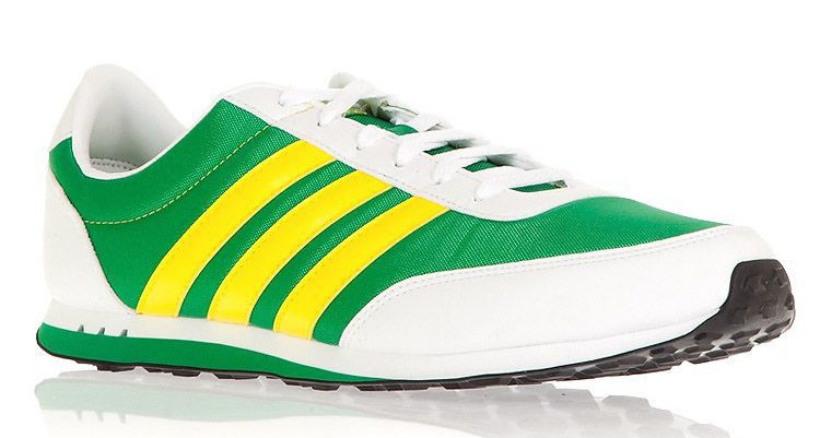 Кроссовки Adidas V Racer Nylon (green) - фото 1 - id-p75987918