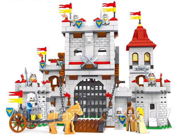 Конструктор Рыцарский замок (Сила рыцаря) 27110 Ausini 1118 деталей аналог Лего (LEGO) купить в Минске - фото 1 - id-p3649743