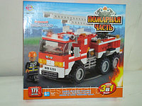 Конструктор "Пожарная часть 3 в 1" 2161 Joy Toy 171 деталь аналог Лего (LEGO)