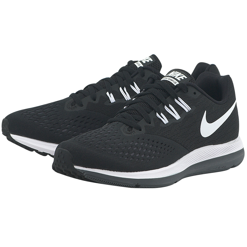 Кроссовки NIKE ZOOM WINFLO 4 ЧЕРНЫЕ - фото 1 - id-p76000045