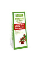 Мармелад желейный на фруктозе "Живые конфеты" из свежих ягод Брусника, "Лакомства для здоровья", 170гр. 1/12, фото 2