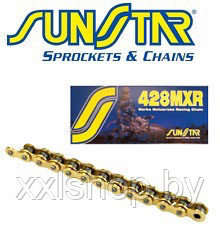 Цепь мотоцикла Sunstar 428MXR Works MX Racing (136 звеньев), фото 2