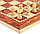 Набор 3в1 (нарды+шашки+шахматы), под красное дерево, 34*34см, фото 2