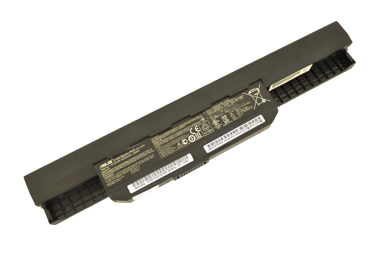 Батарея (аккумулятор) для ноутбука Asus A43, A53, K43, K53, X43 10,8V 6600mAh - фото 1 - id-p77108539