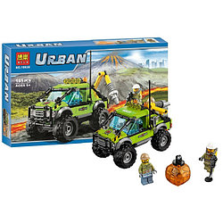 Конструктор Bela Urban 10638 "Грузовик исследователей вулканов" (аналог Lego City 60121) 185 деталей