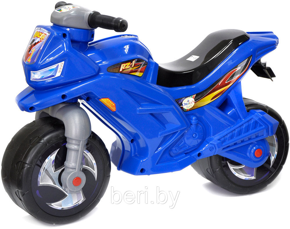 Мотоцикл каталка Сузуки 501 ORION (Орион) от 2-х лет, синий, МУЗЫКАЛЬНЫЙ, фото 1
