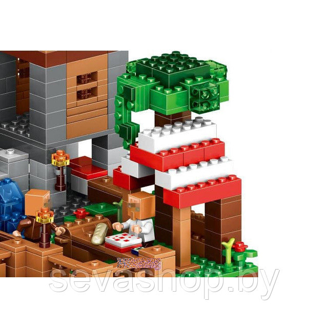 Конструктор Bela My World 10531 Деревня (аналог Lego Minecraft 21128) 1622 детали - фото 7 - id-p77109492