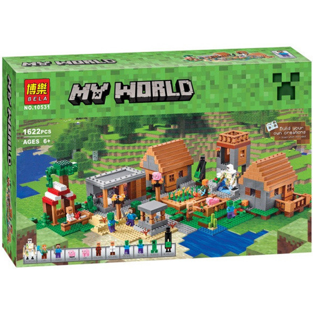 Конструктор Bela My World 10531 Деревня (аналог Lego Minecraft 21128) 1622 детали 