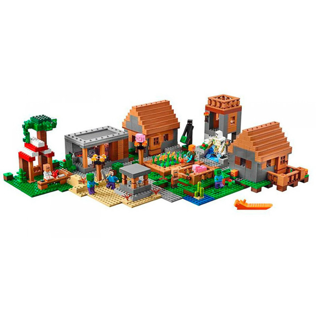 Конструктор Bela My World 10531 Деревня (аналог Lego Minecraft 21128) 1622 детали - фото 9 - id-p77109492