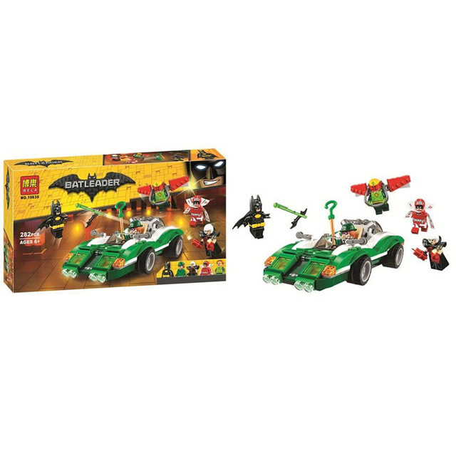 Конструктор Bela Batleader 10630 Гоночный автомобиль Загадочника (аналог Lego Batman Movie 70903) 282 детали - фото 7 - id-p77110571
