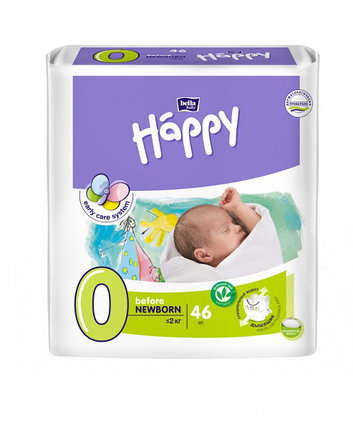 Подгузники гигиенические для детей Bella Baby Happy before newborn, 46 шт., фото 2