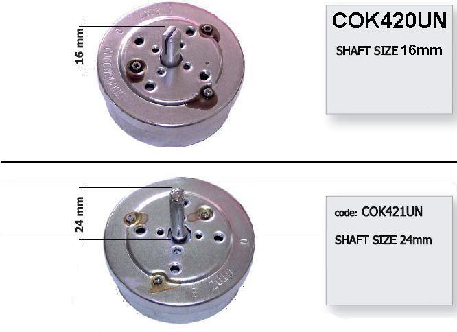 Таймер механический универсальный (кор. вал, 2-ух конт) *cok420un* - фото 2 - id-p77124539