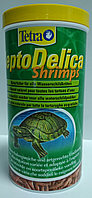 TETRA ReptoDelica Shrimps 1000ml/100g деликатес из креветок - натуральное лакомство для водных черепах