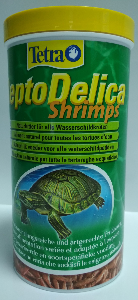 TETRA ReptoDelica Shrimps 1000ml/100g деликатес из креветок - натуральное лакомство для водных черепах - фото 1 - id-p77125894