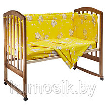 Комплект в детскую кроватку 4 пр. "Мамонтенок" арт. 10403/2  (FunEcotex)