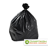 Пакет мусорный ПВД 90* 110 см, 180 л, 60 мкм, фото 2