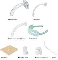 Трубки трахеостомические KAN без манжеты (набор № IV, укомплектованный подкладкой и ершиком)
