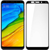 Защитное стекло Full-Screen для Xiaomi Redmi Note 5 Pro / Redmi 6x черный (полноразмерное)