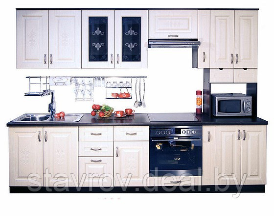 Бюджетная Кухня трехметровая - фото 2 - id-p3666749