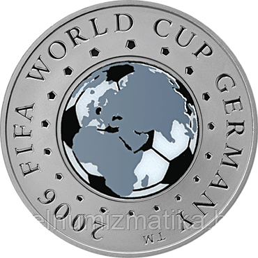 Чемпионат мира по футболу 2006 года. Серебро 20 рублей 2005