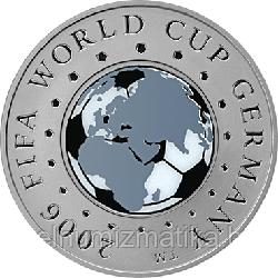 Чемпионат мира по футболу 2006 года Германия Серебро 20 рублей 2005