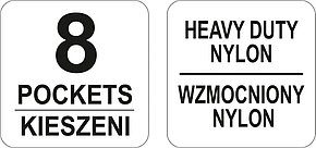 Сумка-карман под ремень для инструм.8карм  "Yato" YT-7410, фото 2