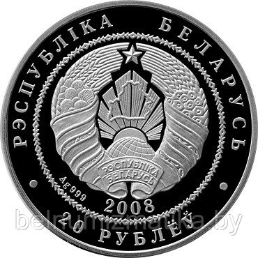 Рысь. Серебро 20 рублей. 2008 - фото 2 - id-p77118112