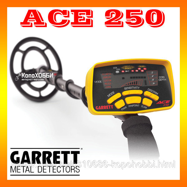 Металлоискатель Garrett Ace 250 - фото 1 - id-p6627044