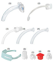 Трубки трахеостомические KAN без манжеты (набор № I - стандартной комплектации)