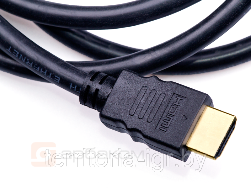 Кабель HDMI на HDMI 1.5м, с ферритами (Полная распайка),пластик-золото АРБАКОМ 2.0 версия - фото 2 - id-p77186051