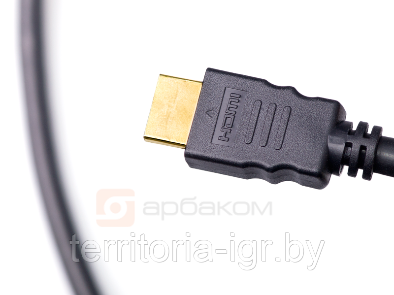 Кабель HDMI на HDMI 1.0 м, с ферритами (Полная распайка),пластик-золото АРБАКОМ 2.0 версия - фото 2 - id-p81861982