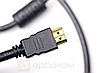 Кабель HDMI на HDMI 5.0 м, с ферритами (Полная распайка),пластик-золото АРБАКОМ 2.0 версия, фото 3